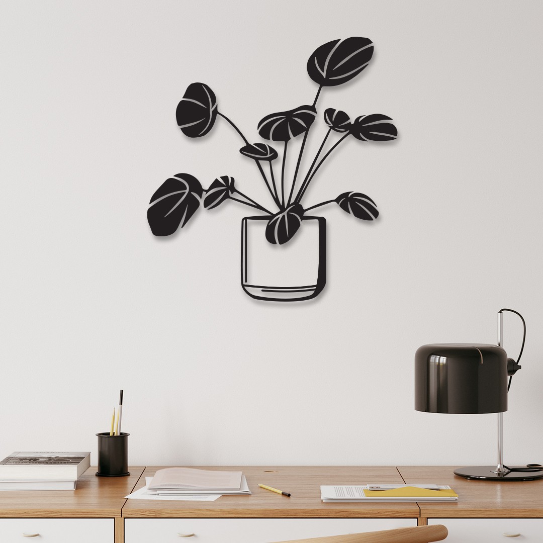 קישוט קיר ממתכת בסגנון בוהו שיק